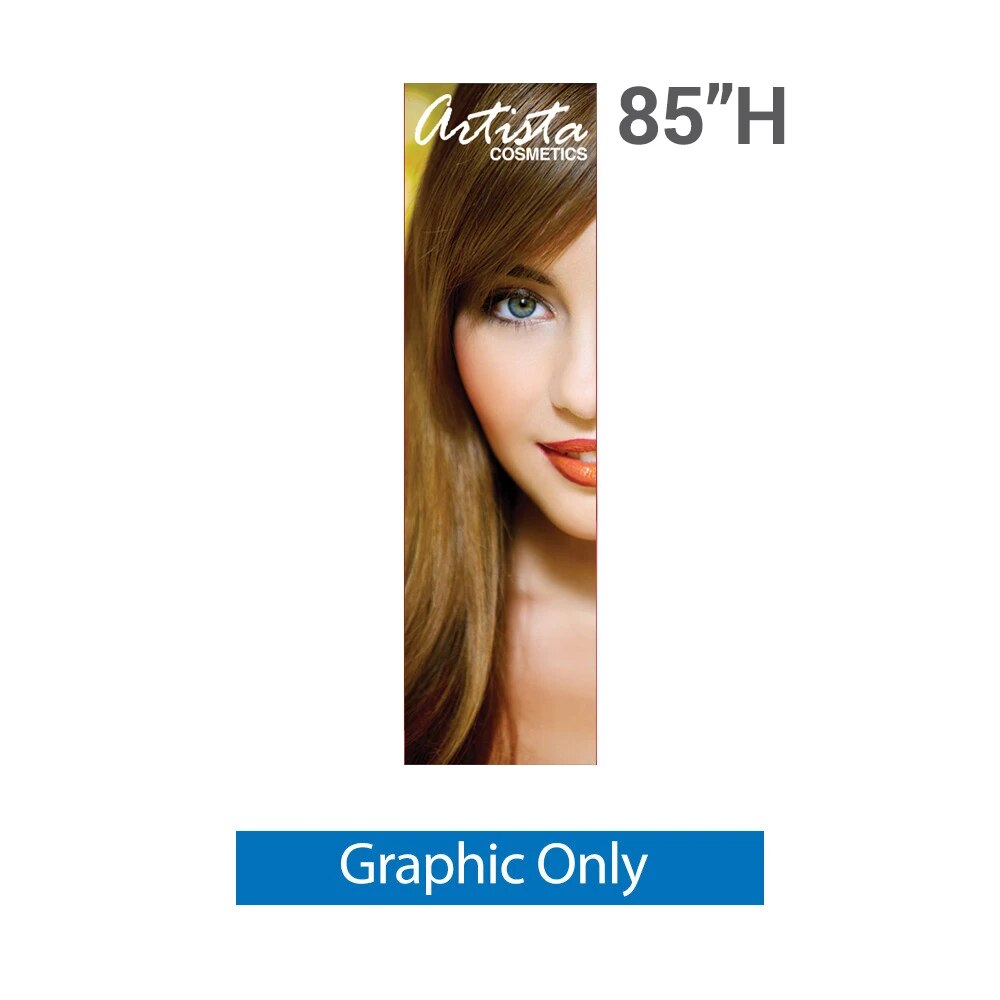 24 in. SilverStep Retractable Banner Stand — Graphic Only / 85 inches